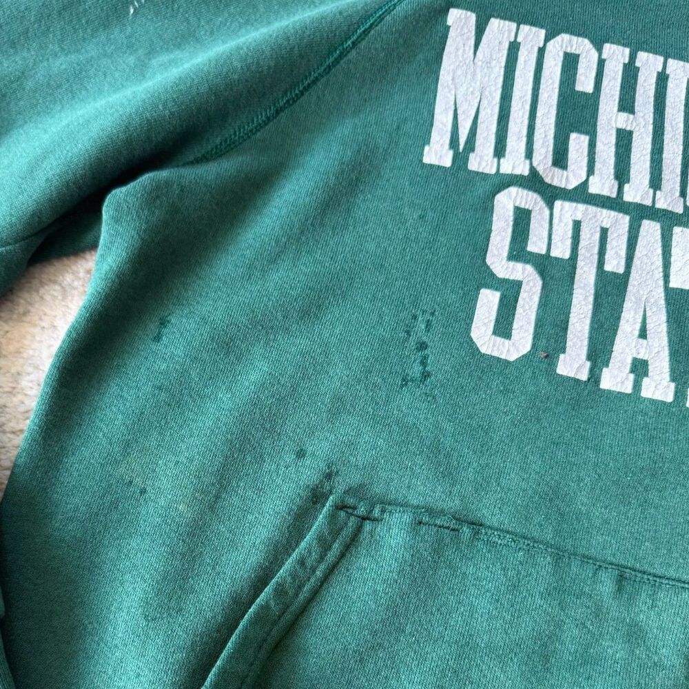 Vintage Michigan State Hoodie - Picture 7 of 7